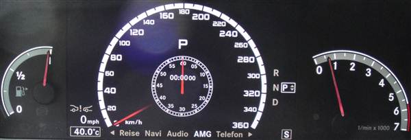 Nachrüstung original Mercedes-Benz digitales Kombiinstrument GLC X253 C253